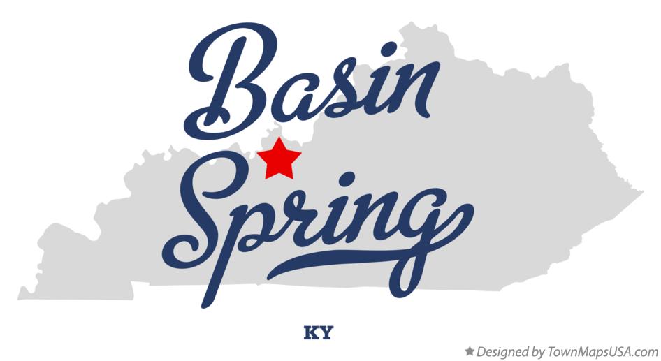 Map of Basin Spring Kentucky KY