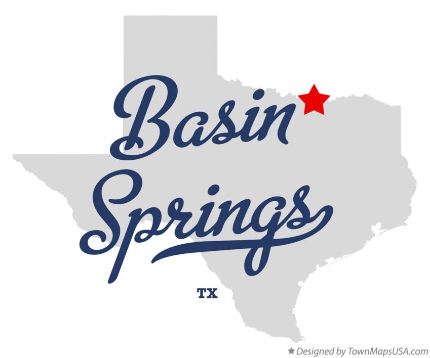 Map of Basin Springs Texas TX