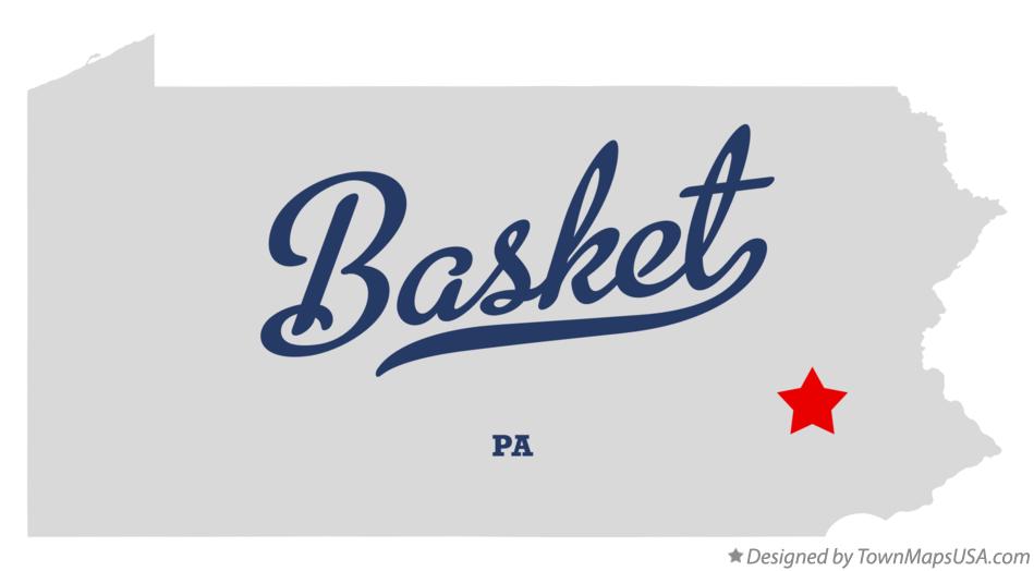 Map of Basket Pennsylvania PA