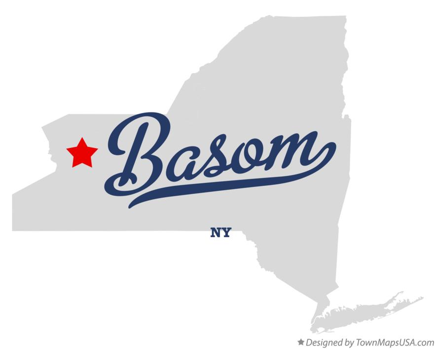 Map of Basom New York NY