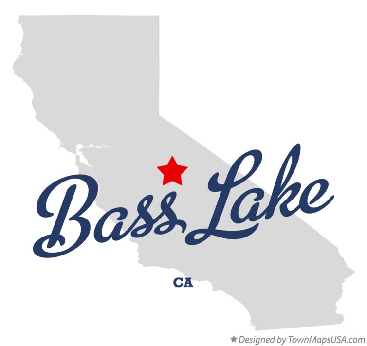Map of Bass Lake California CA