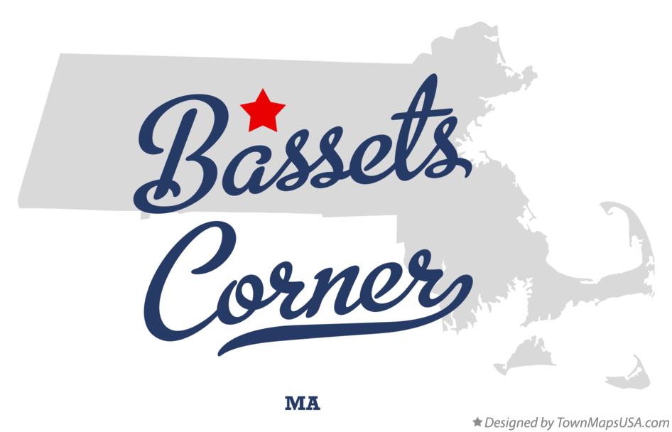 Map of Bassets Corner Massachusetts MA