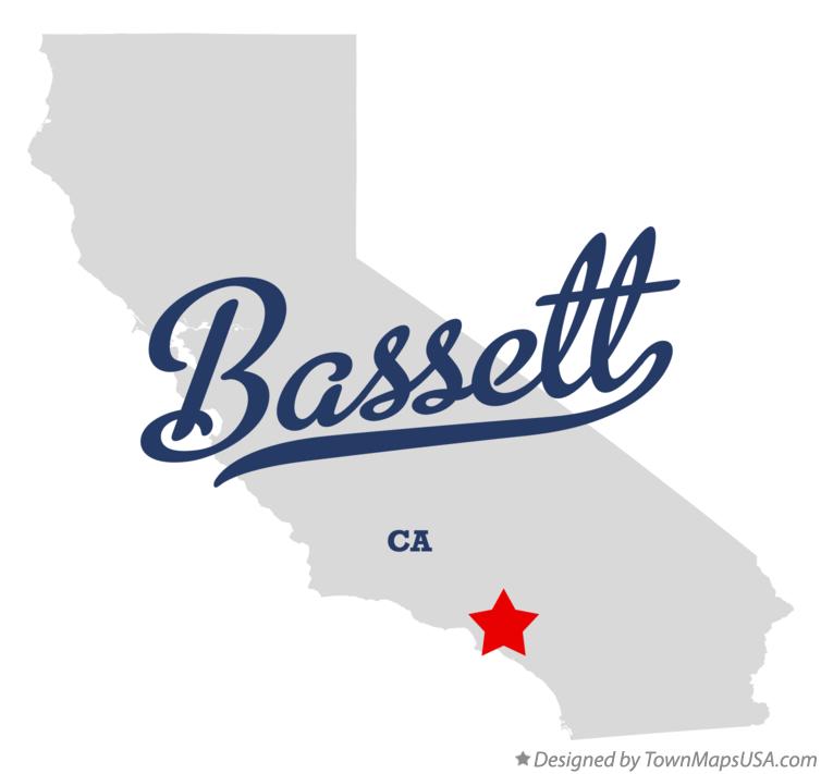 Map of Bassett California CA