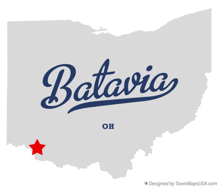 Map of Batavia Ohio OH
