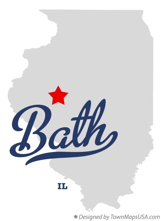 Map of Bath Illinois IL