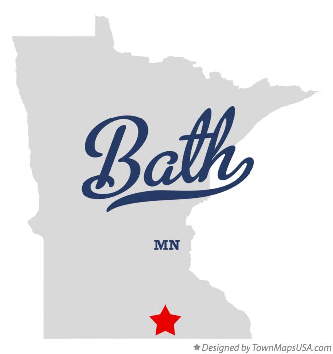 Map of Bath Minnesota MN