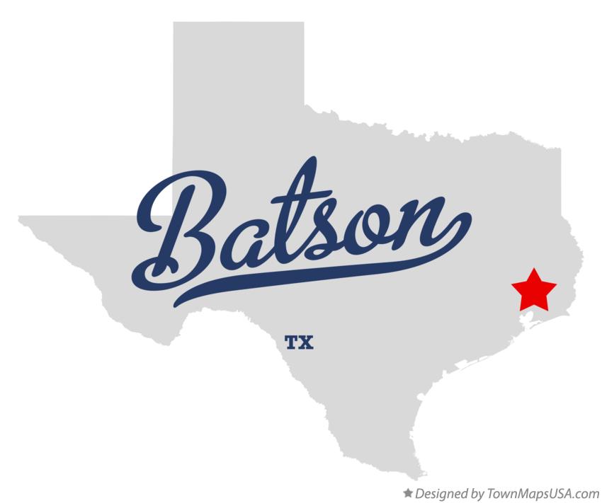 Map of Batson Texas TX