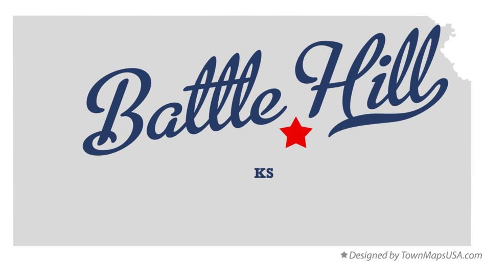 Map of Battle Hill Kansas KS