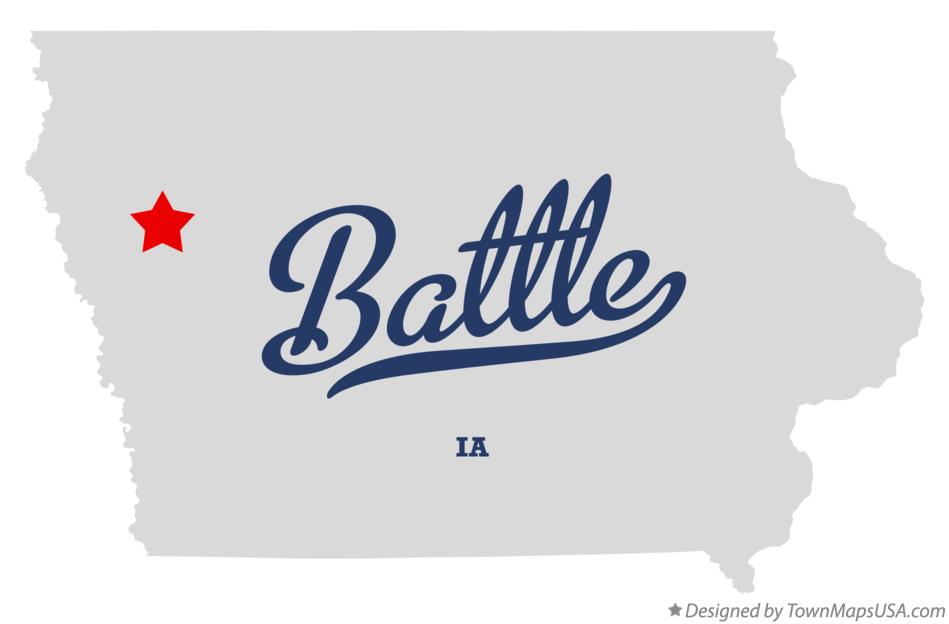 Map of Battle Iowa IA