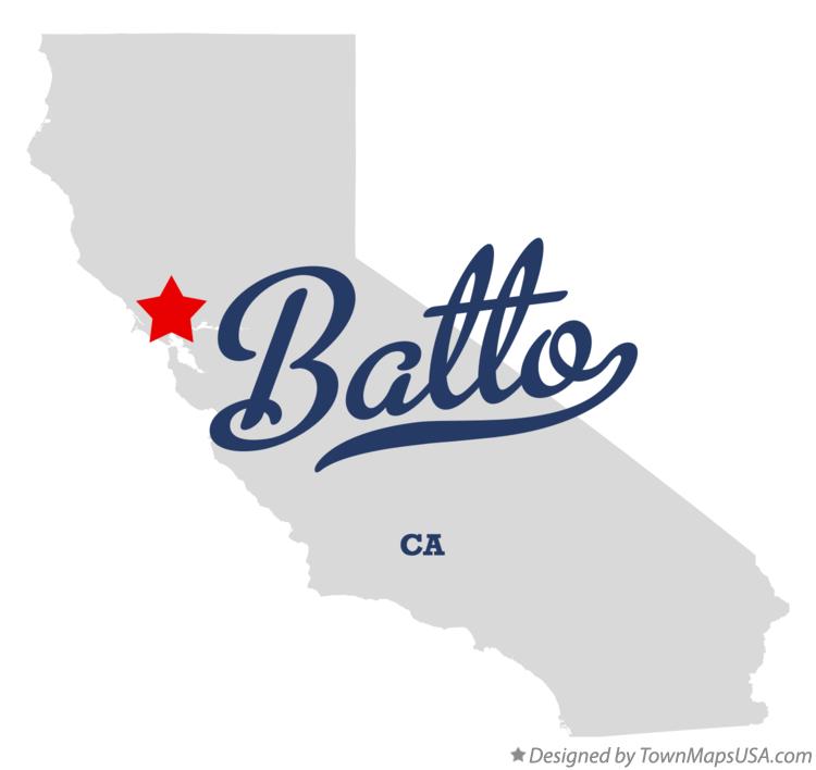 Map of Batto California CA