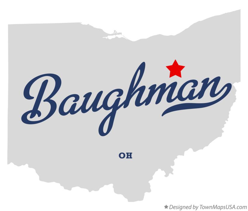 Map of Baughman Ohio OH