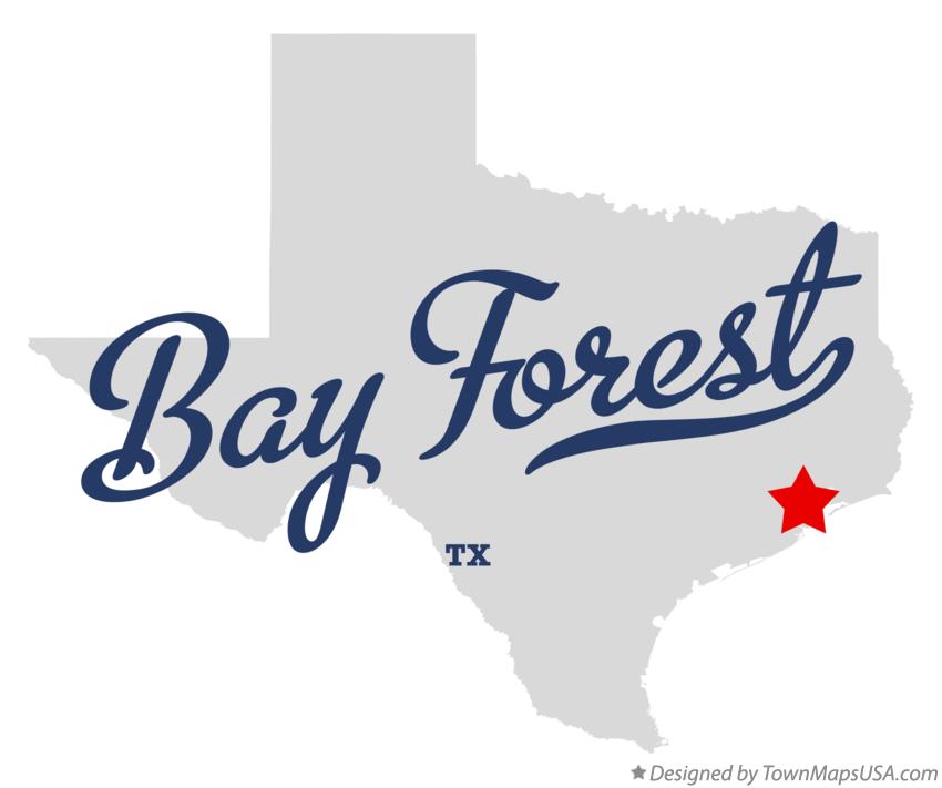 Map of Bay Forest Texas TX