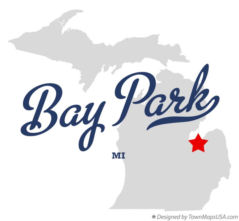 Map of Bay Park Michigan MI