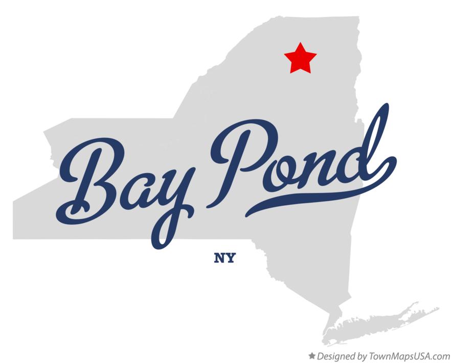 Map of Bay Pond New York NY