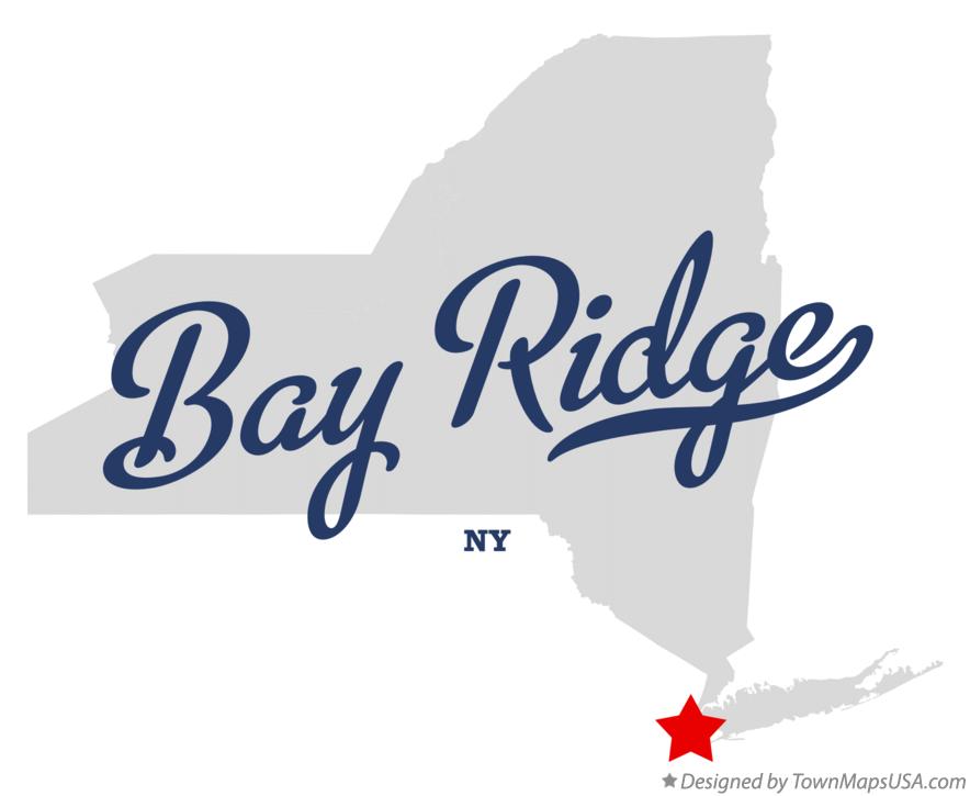 Map of Bay Ridge New York NY