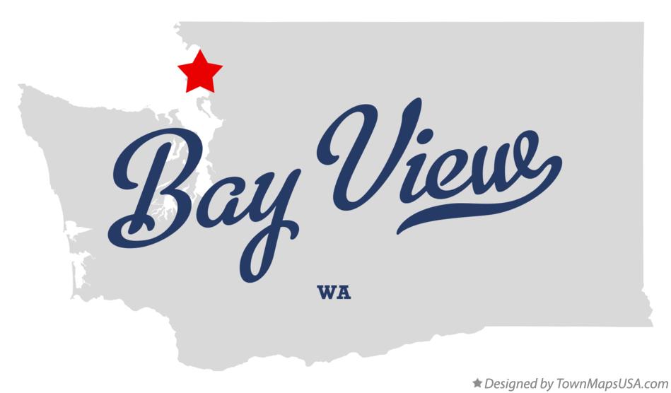 Map of Bay View Washington WA