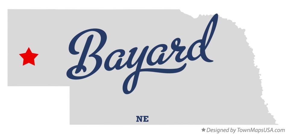 Map of Bayard Nebraska NE
