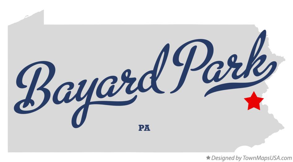 Map of Bayard Park Pennsylvania PA