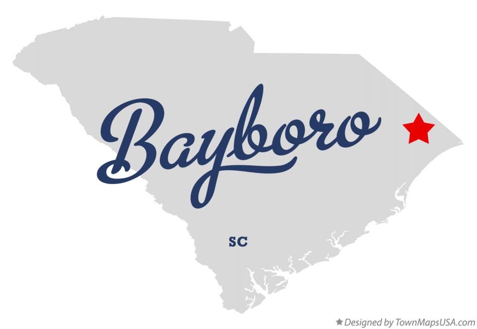 Map of Bayboro South Carolina SC