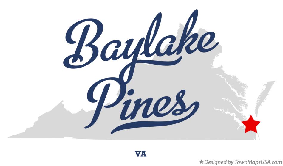 Map of Baylake Pines Virginia VA