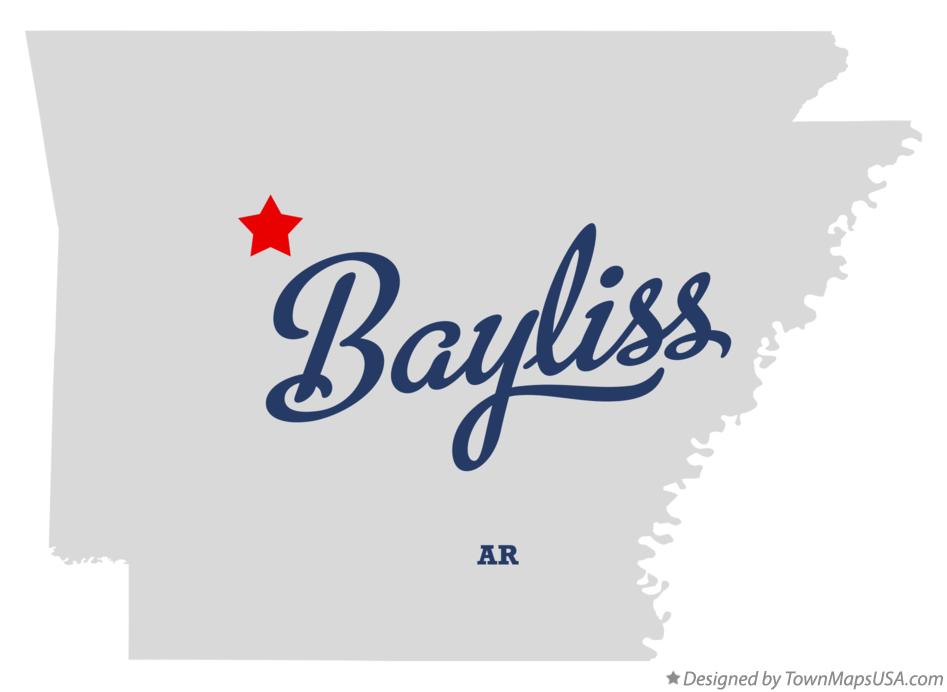 Map of Bayliss Arkansas AR