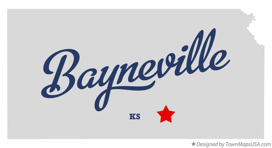 Map of Bayneville Kansas KS
