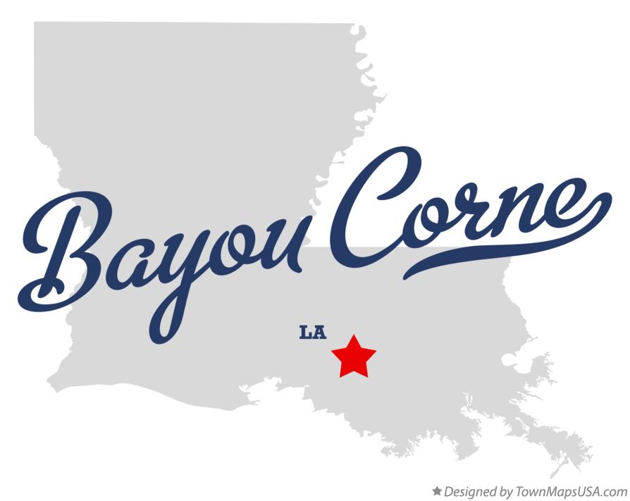 Map of Bayou Corne Louisiana LA
