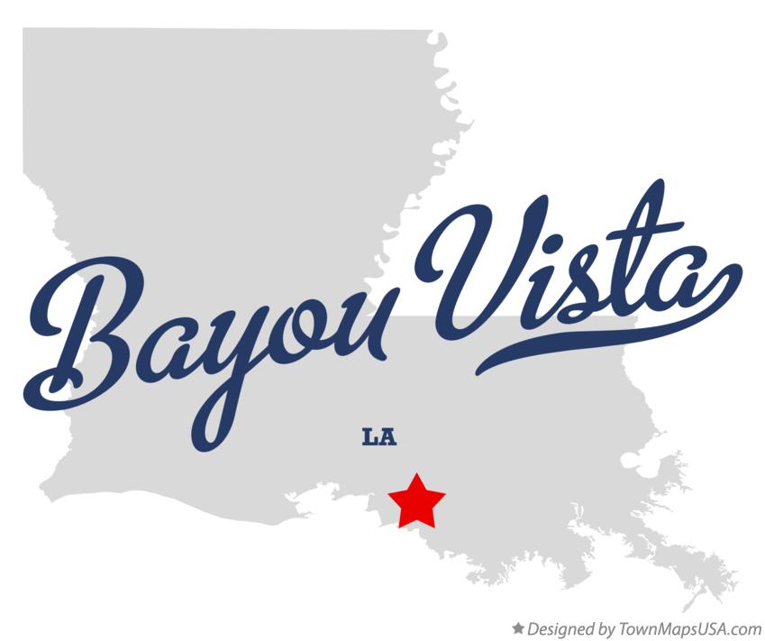 Map of Bayou Vista Louisiana LA