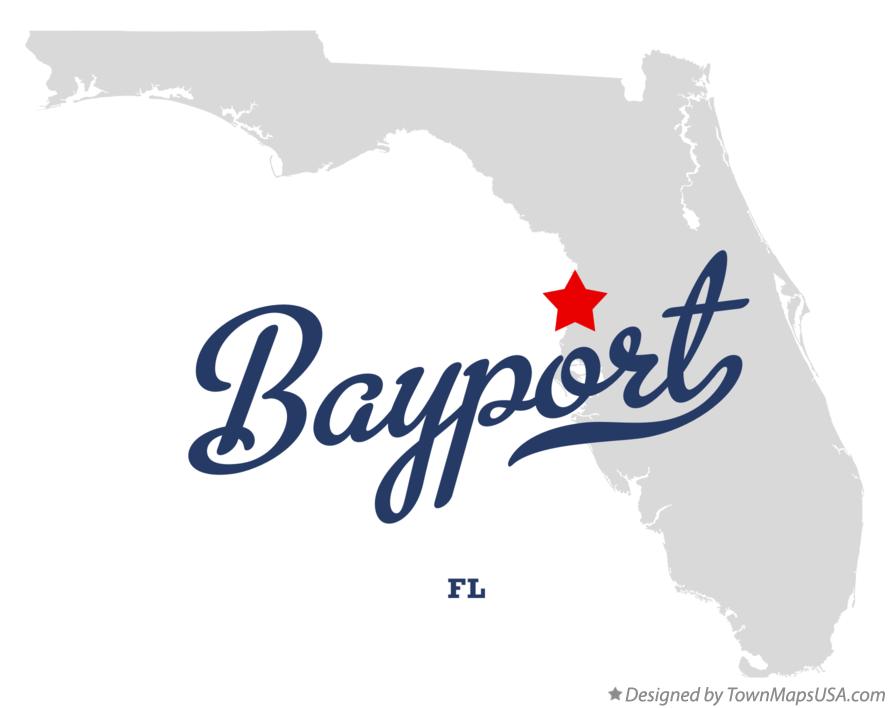 Map of Bayport Florida FL