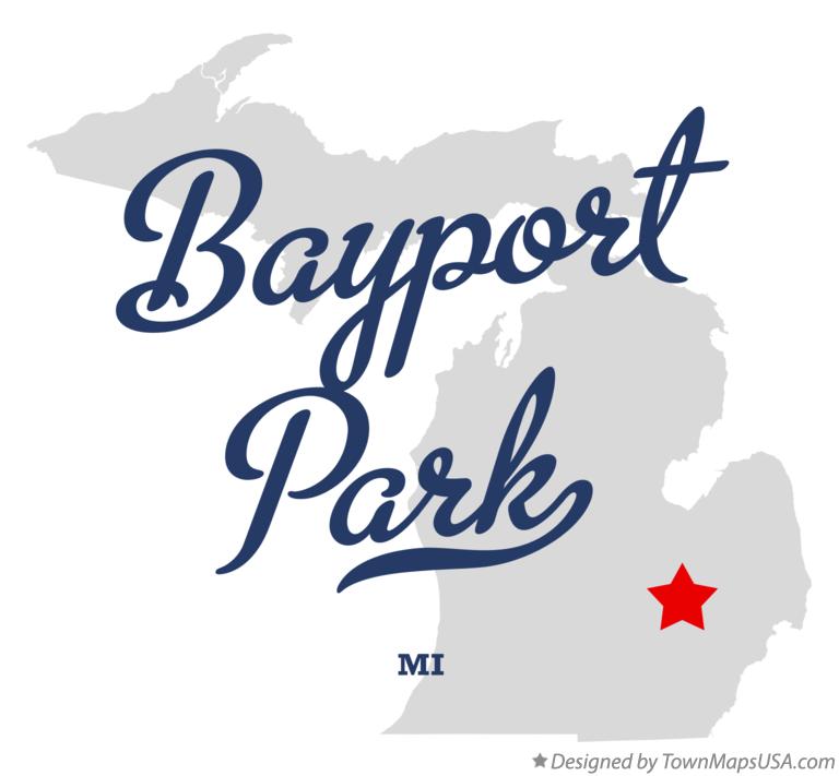 Map of Bayport Park Michigan MI