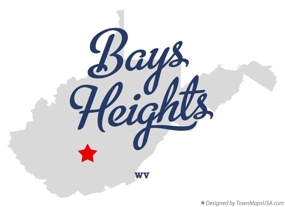 Map of Bays Heights West Virginia WV