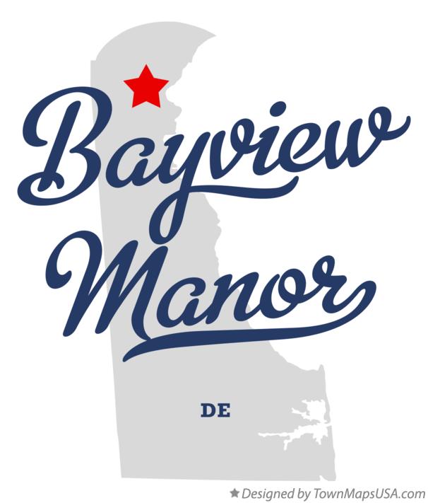 Map of Bayview Manor Delaware DE
