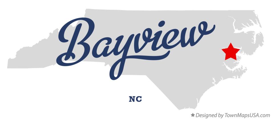 Map of Bayview North Carolina NC