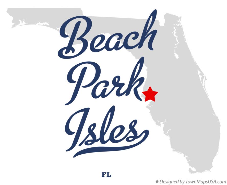 Map of Beach Park Isles Florida FL