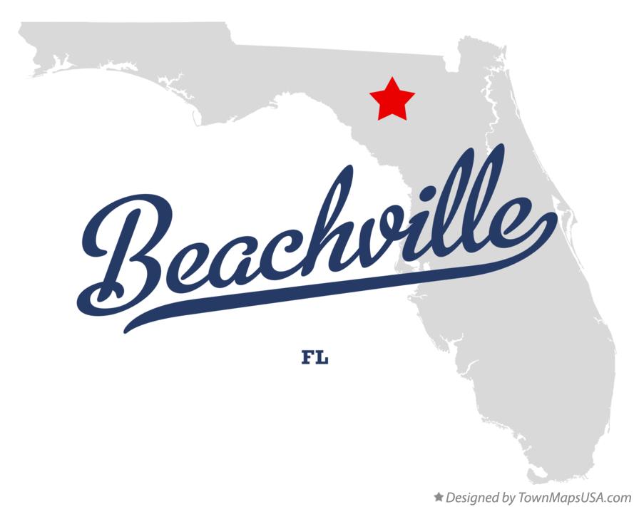 Map of Beachville Florida FL