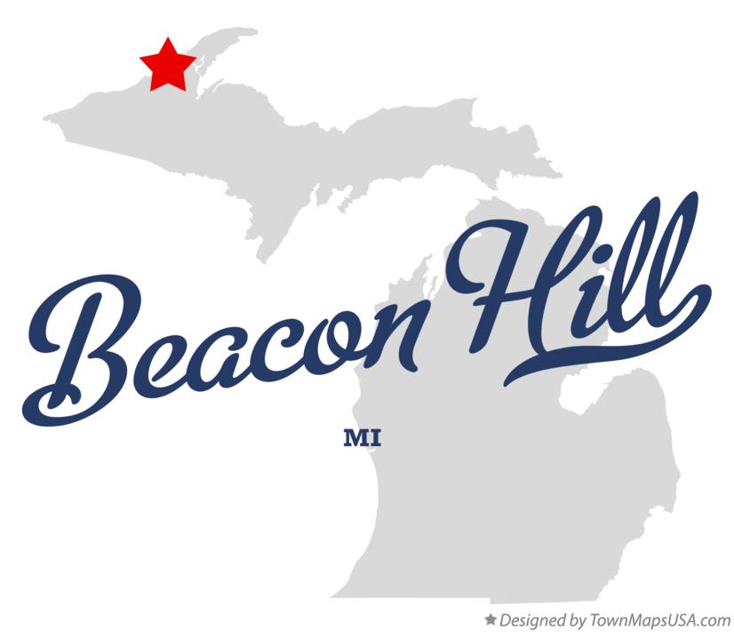 Map of Beacon Hill Michigan MI