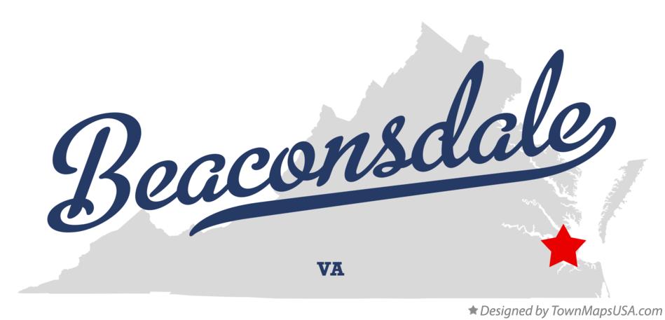 Map of Beaconsdale Virginia VA