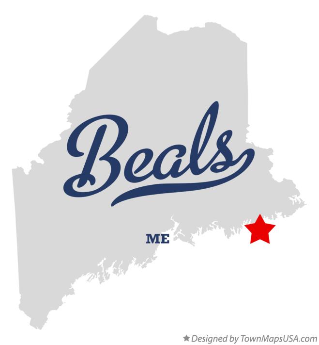 Map of Beals Maine ME