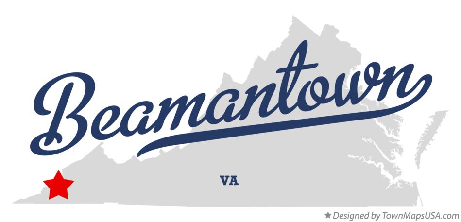 Map of Beamantown Virginia VA