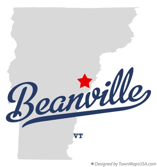 Map of Beanville Vermont VT