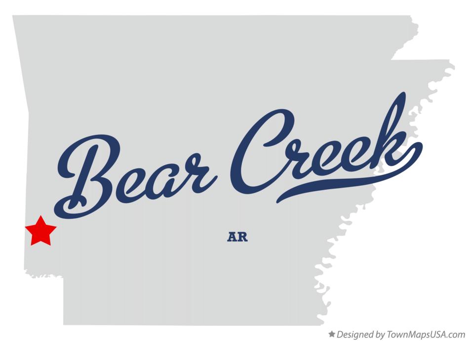 Map of Bear Creek Arkansas AR