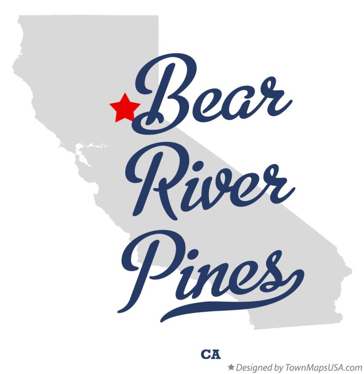 Map of Bear River Pines California CA