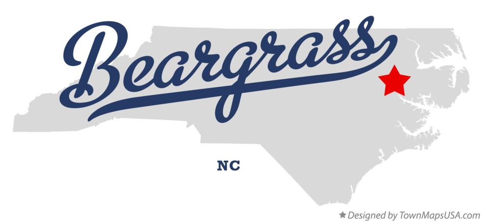 Map of Beargrass North Carolina NC
