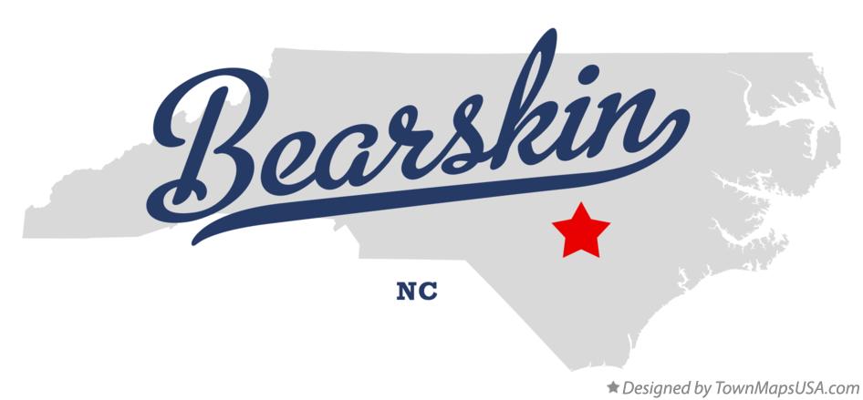 Map of Bearskin North Carolina NC