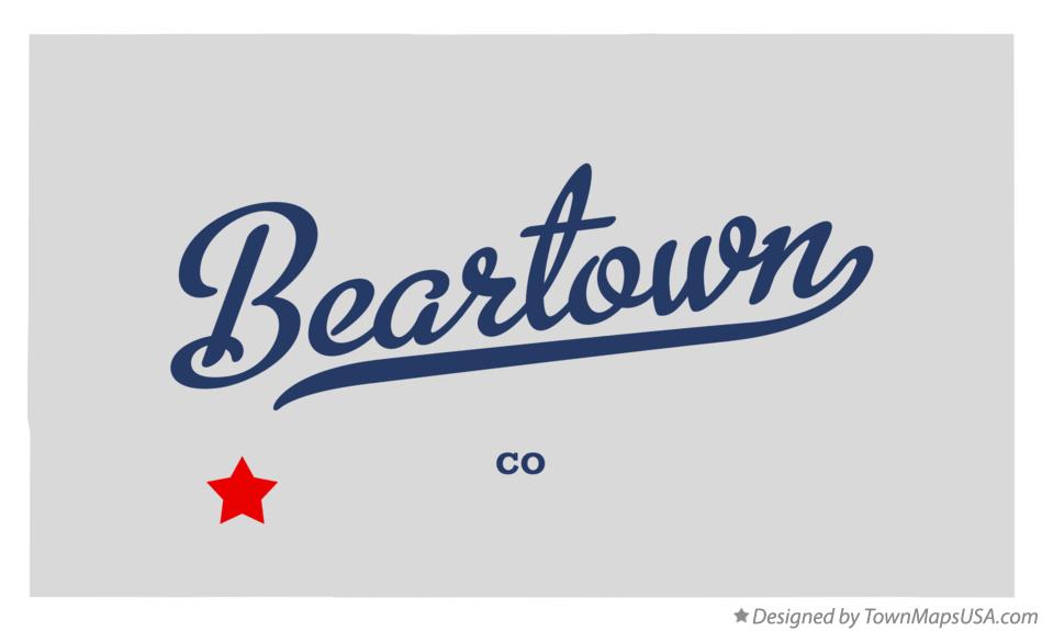 Map of Beartown Colorado CO