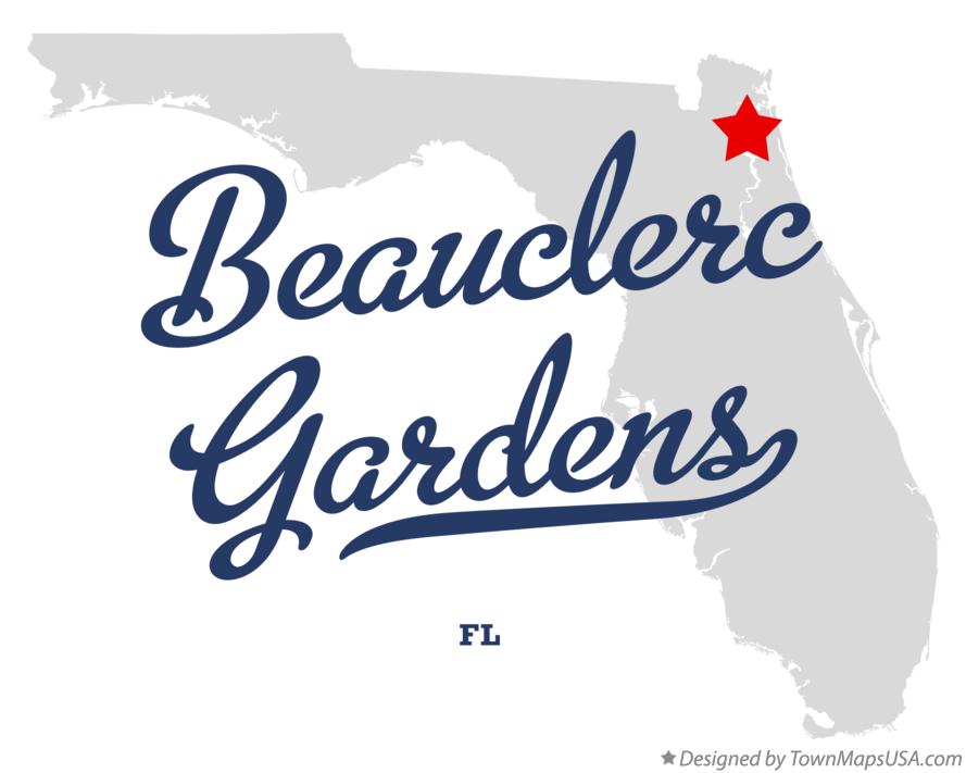 Map of Beauclerc Gardens Florida FL