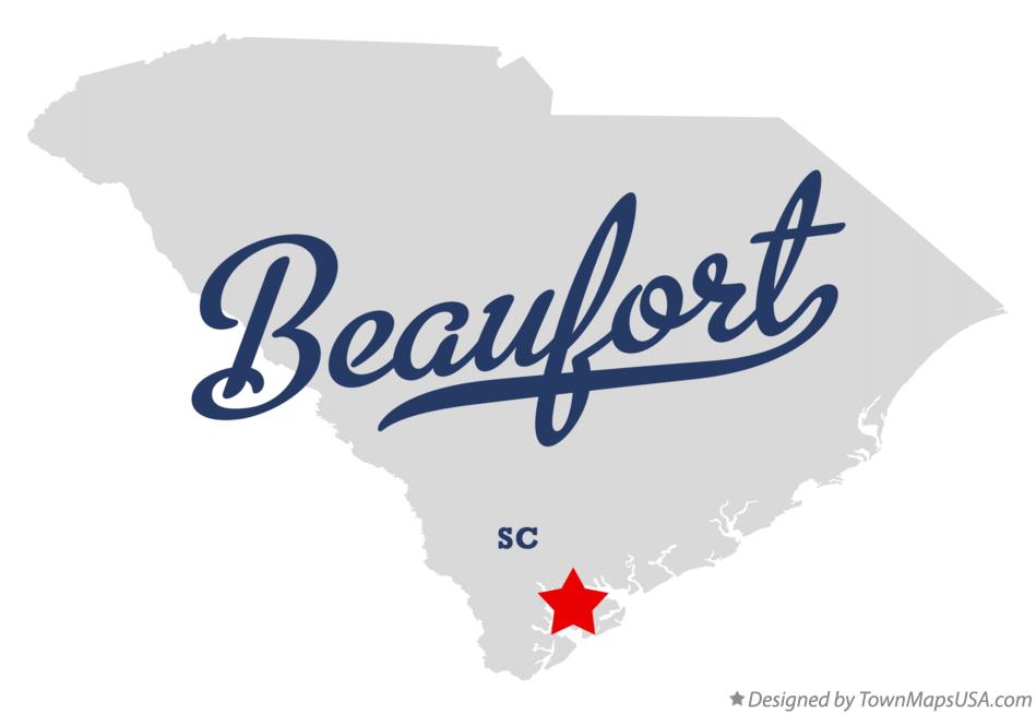 Map Of Beaufort Sc South Carolina