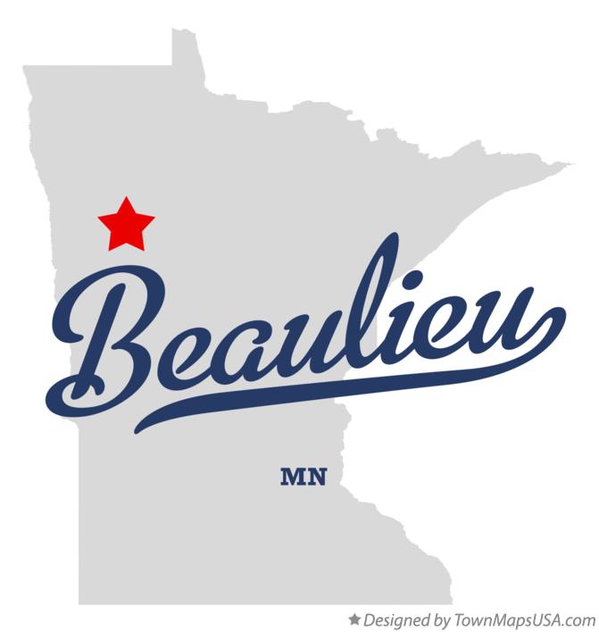 Map of Beaulieu Minnesota MN