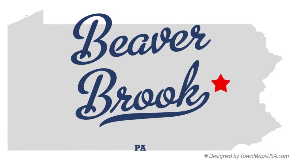 Map of Beaver Brook Pennsylvania PA