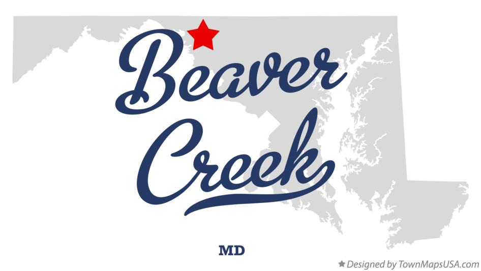 Map of Beaver Creek Maryland MD